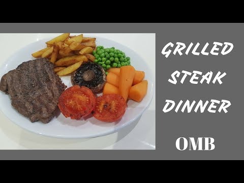 HOW TO PREPARE GRILLED STEAK DINNER FOR TWO ON VALENTINE