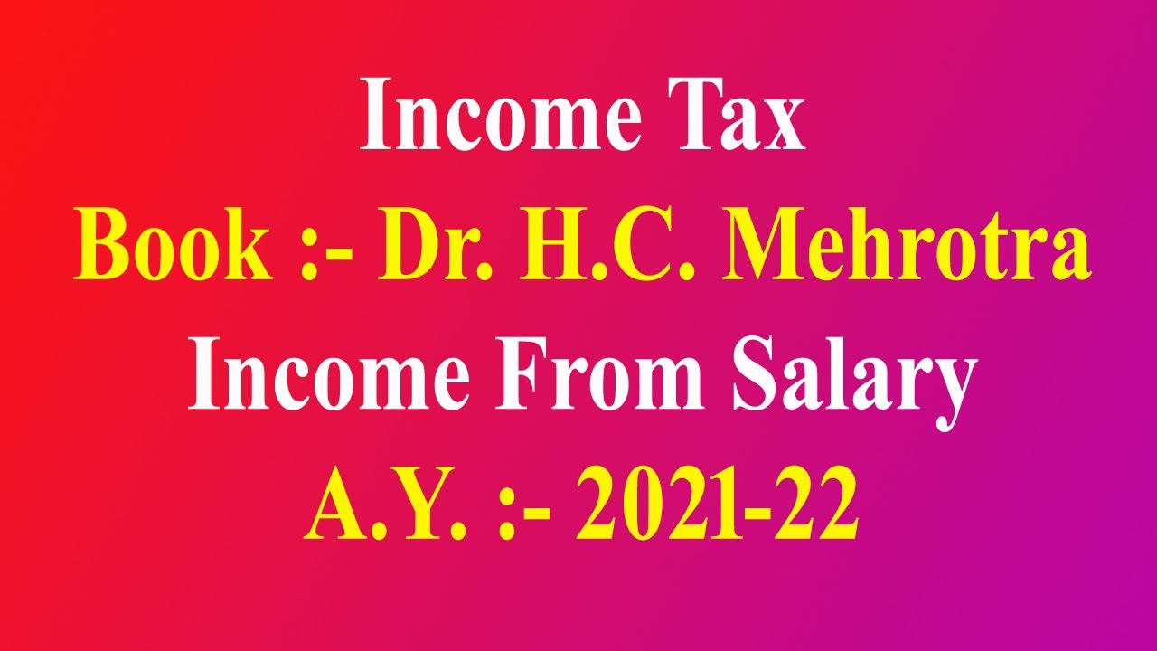 form salary Tax AY 202122 YouTube