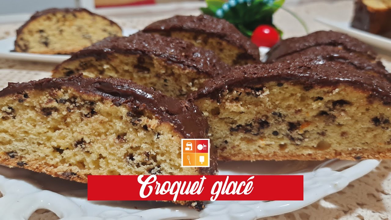 Croquet glacé - حلوة الكروكي بمكونات بسيطة ببنة البرتقال والفلان  والشيكولا وصفة ساهلة