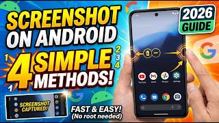 How To Screenshot On Android Phone – 4 Simple Methods Explained! (2026 Guide)