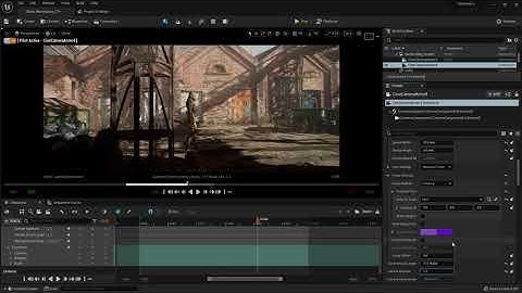 UE4 video level real-time animation core 09 animating your shots