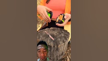 Tips 💡Membuat api dari batrai 🔥🤔🤔🤔 #fire #survival #bushcraft #lighter #camping #outdoors