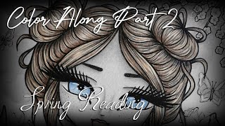 Spring Reading Color Along (Part 2) | An Exclusive Patreon Page by Hannah Lynn ♥
