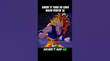Sorry It Took So Long Majin Vegeta 🤯 #crashout #ssj3goku #sparkingzero #dragonballz #dbz