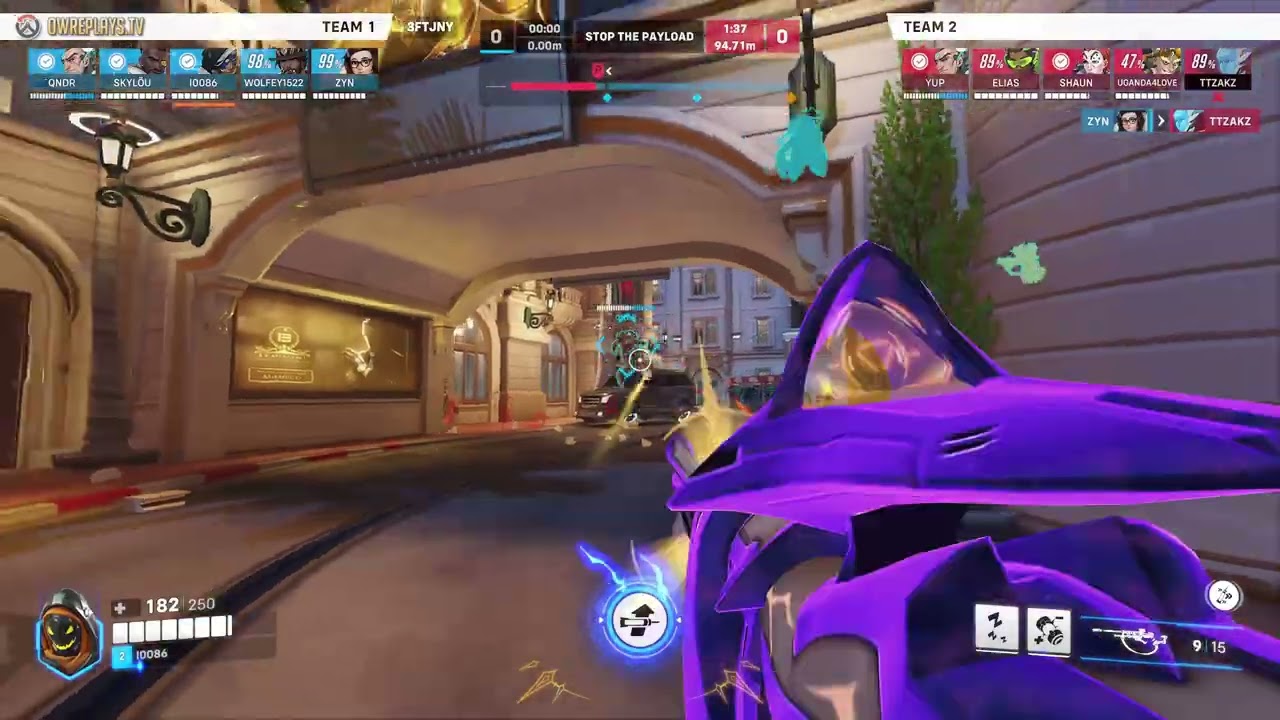 can't tell if this is QP or gm comp by 10086 — Overwatch 2 Replay 3FTJNY