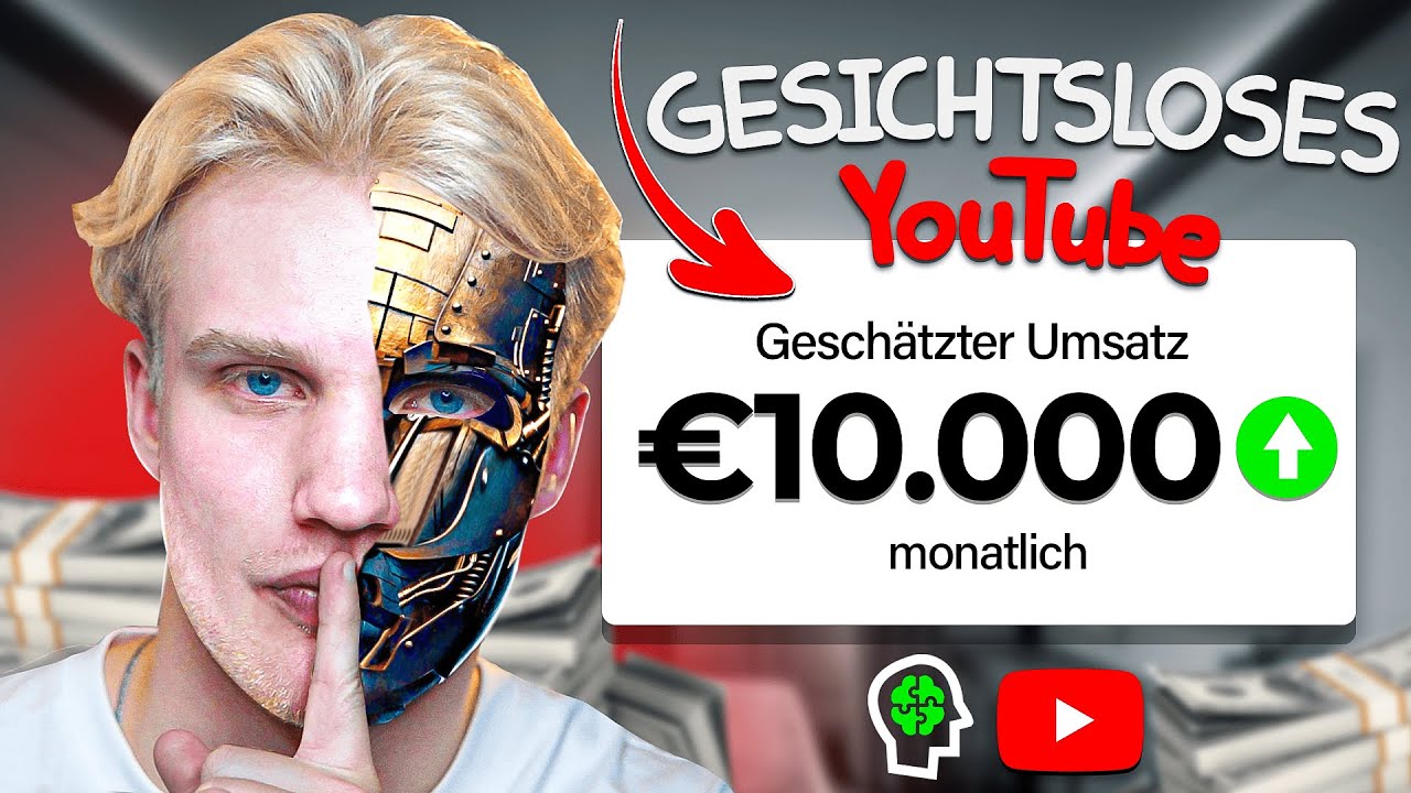 Wie ich einen GESICHTSLOSEN YouTube Kanal mit KI erstellt habe ...