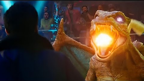 Pikachu Battles Charizard | Action Scene | Pokémon Detective Pikachu Movie | CinematicScenes