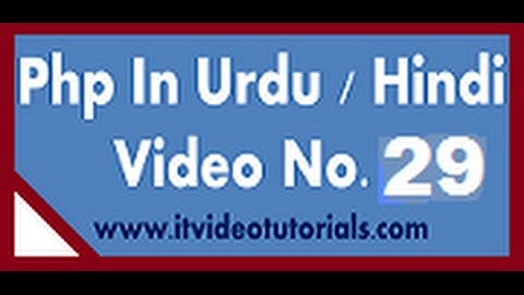 Php tutorials in urdu,hindi function with argument