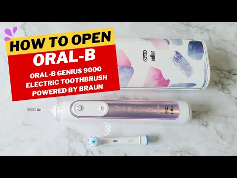 How to open Oral-B GENIUS 9000 Electric Toothbrush Powered by Braun.