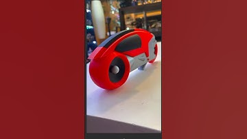 TRON 1982 Lightcycle, 3D Printed & Assembled