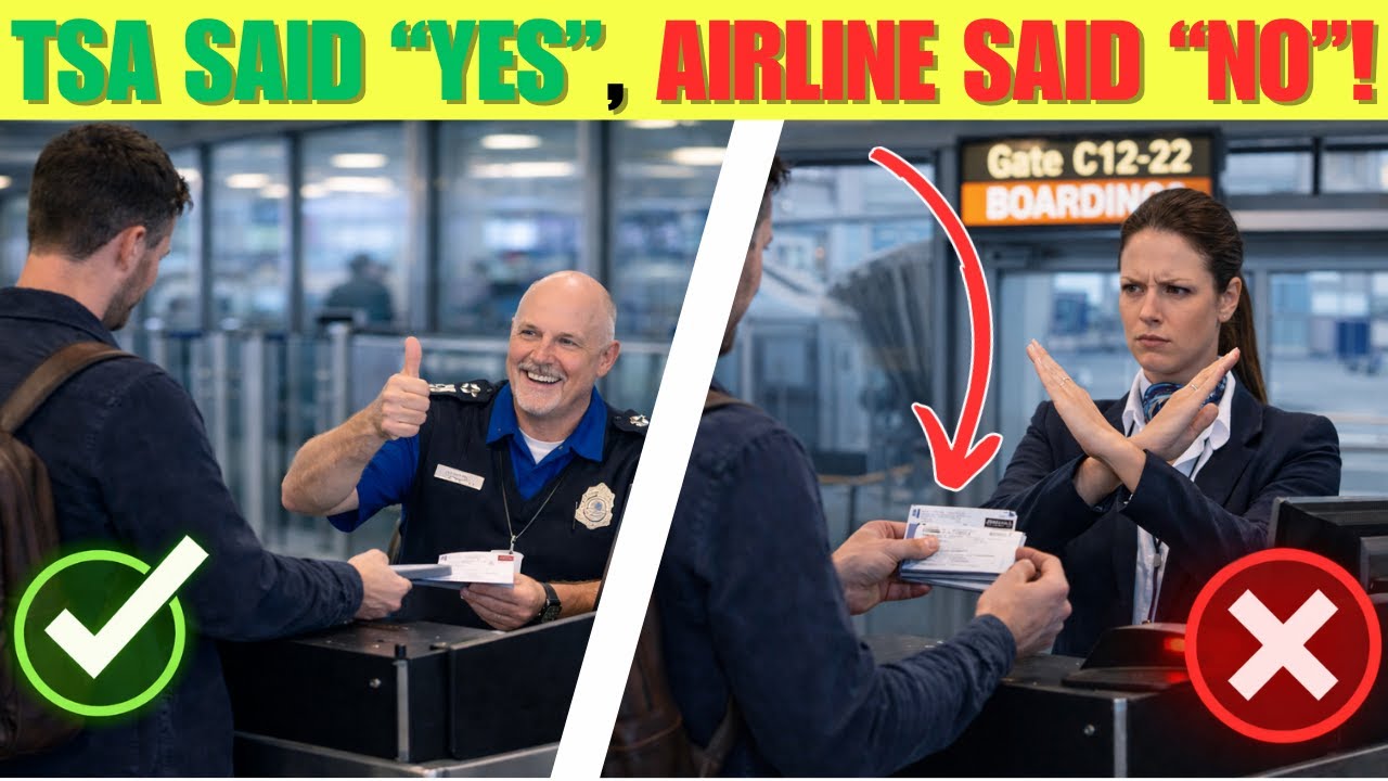 Авиакомпании принимают окончательное решение | Прохождение контроля TSA не гарантирует вам место