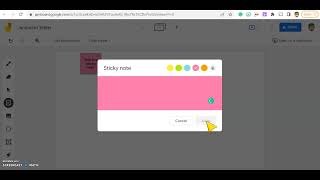 How To Make A Sticky Note In Jamboard