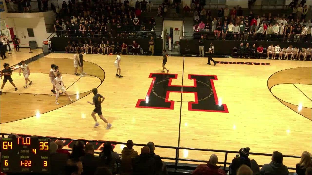 Haddonfield vs. Haddon Heights High Varsity Mens' Basketball YouTube