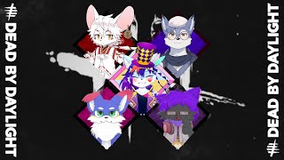 【Dead by Daylight】初心者指導デドバコラボ！With ロア_ハイド&十二支巡&ルーシアン&樋乃ヨル