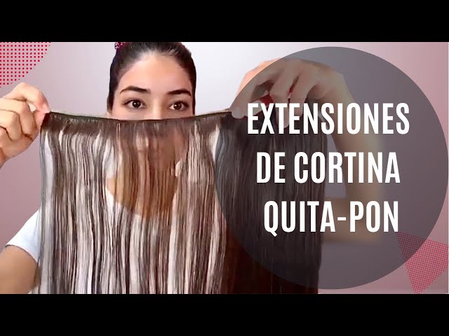 Como hacer una extension de cristal para el cabello (fácil y económico ) 