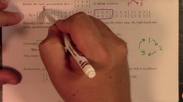 Abstract Algebra: cycle notation for permutations