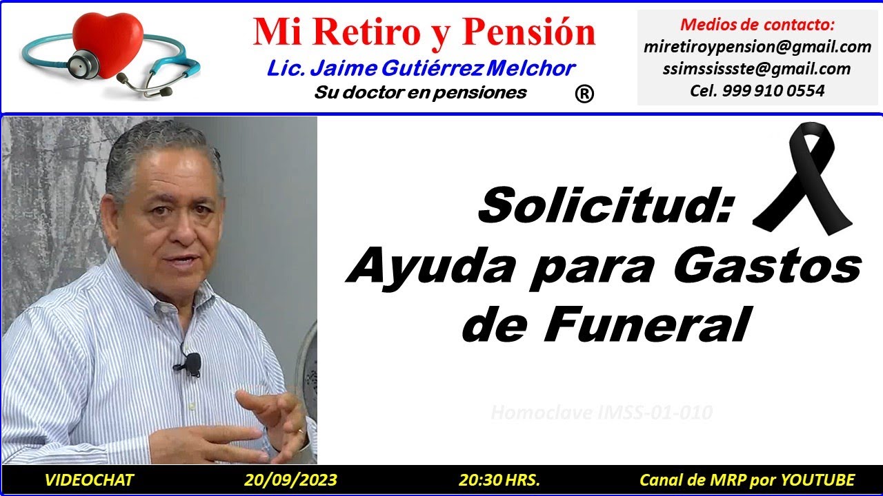 Solicitud Ayuda para Gastos de Funeral IMSS YouTube