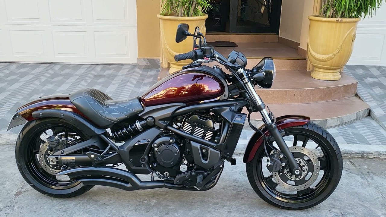 NEW LOOK FOR 2022 MY 2018 VULCAN S BLACK CHERRY .HAPPY NEW YEAR TO ALL