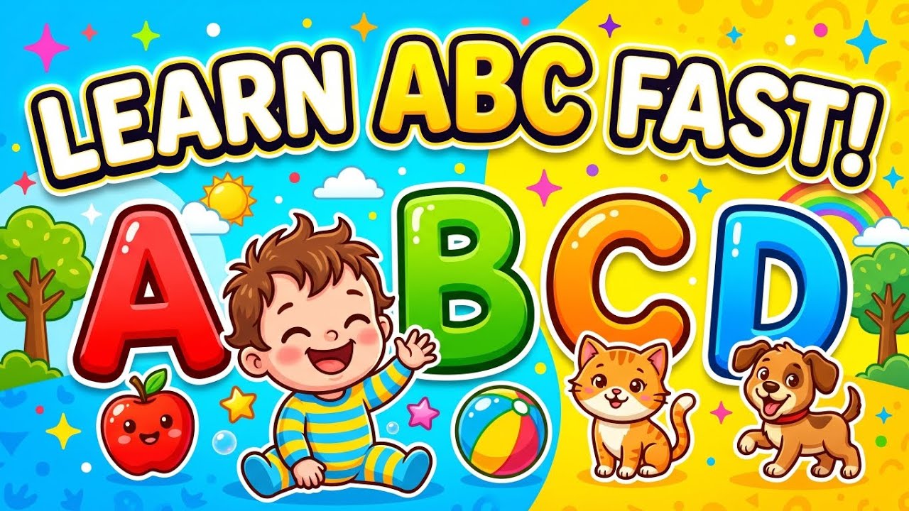 ABC Song for Kids | ABCD Alphabet Learning Video | Nursery Rhymes for ...