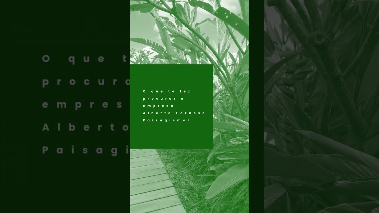 Jardim tropical em detalhes