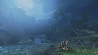 Apex Legends Ambience: Kings Canyon After Dark - Rivers End - Waterfall