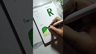calligraphy alphabet design,  3d double pencil calligraphy design #calligraphy