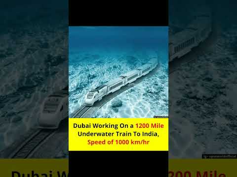 Under Water 💦 Train 🚂🚋🚃🚋🚃🚋🚃 From Dubai To India 🇮🇳