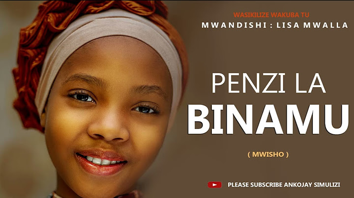 WASIKILIZE WAKUBWA TU: PENZI LA BINAMU, part 2 ( MWISHO )