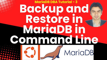 Backup and Restore in MariaDB in Command Line on Ubuntu 24.04 LTS #mariadb #backup #restoration #sql