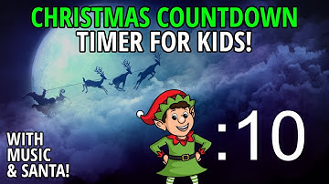 10 Second Christmas Countdown with music!