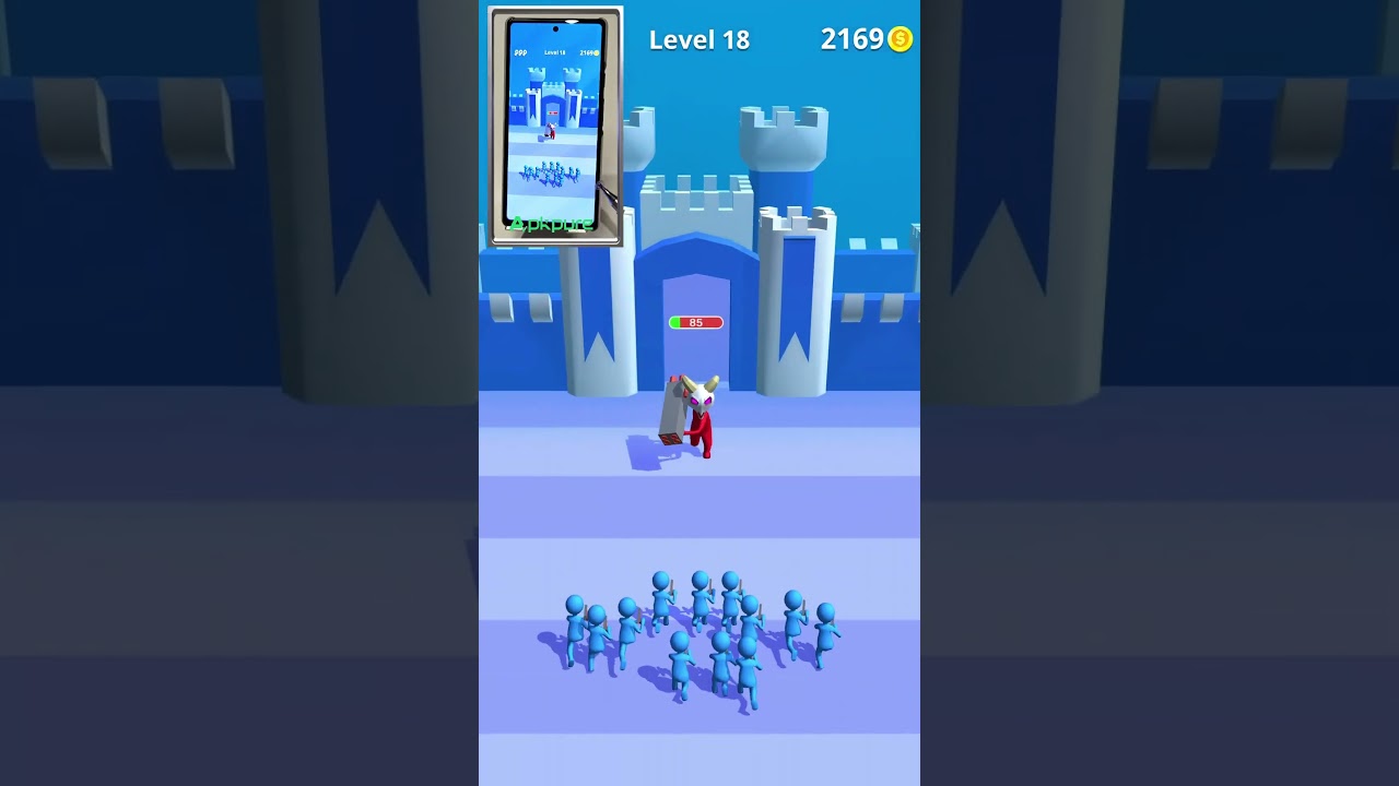 Gun clash 3D: Battle Friends Level 18 