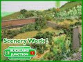 Model railway scenery 377. More scenic work is added to the Buckland Junction loft model railway !