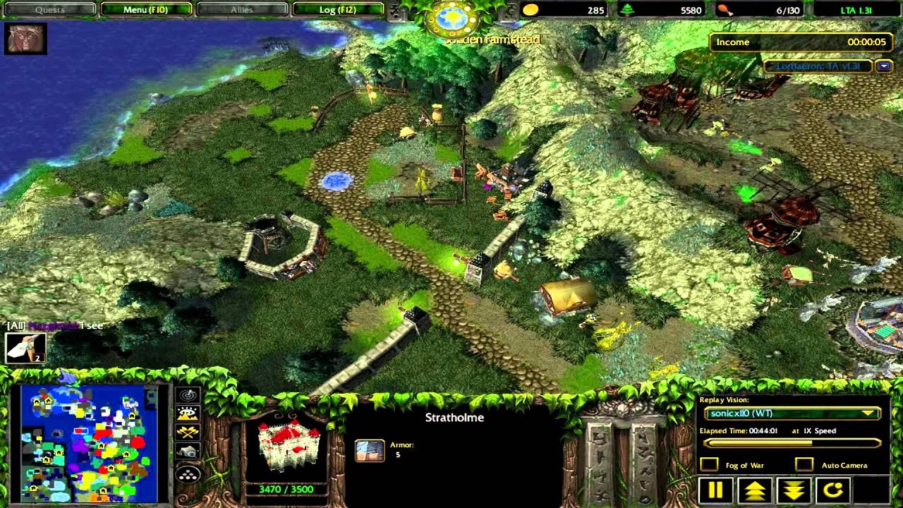 Войны лордерона варкрафт 3 карта