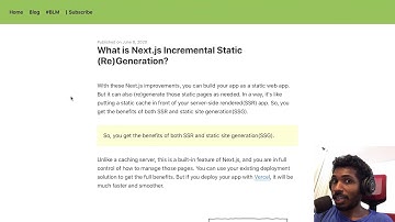 What is Next.js Incremental Static ReGeneration?