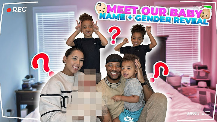 Meet Our Baby!!! Name and Gender Reveal!!!👶🏽💗💙