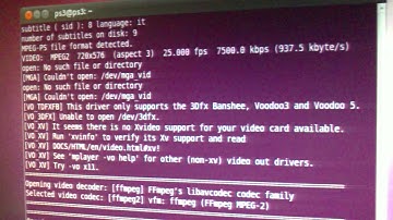 mplayer running on ps3 asbestos (Improved-Ubuntu)