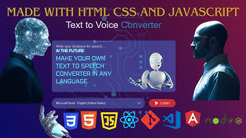 Build Your Own Text-to-Speech Converter with HTML, CSS, and JavaScript | Learn with MindMingle!