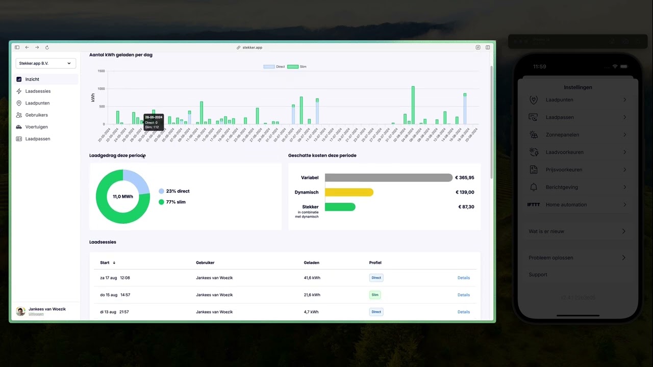 Stekker Dashboard en App (no audio)