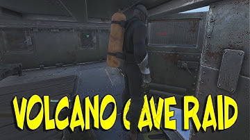 "VOLCANO CAVE RAID" - RAID CAM (PART 1) | Ark: Survival Evolved (60fps)