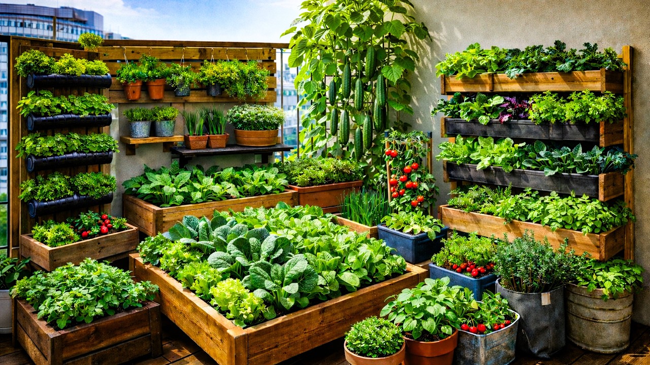 Городские сады на небольших участках, дающие потрясающие урожаи благодаря простым идеям «сделай сам»