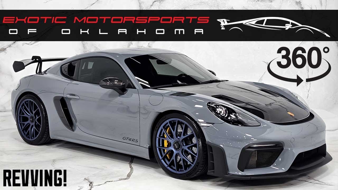 C1607 2023 PORSCHE 718 CAYMAN GT4 RS WEISSACH * REV * POV * 360