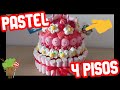 PASTEL de chuches GIGANTE!🤩🍭 [4 PISOS]😱