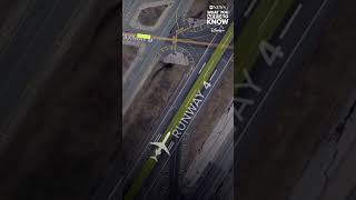 Surveillance video shows moment Air Canada plane hit fire truck at LaGuardia Airport