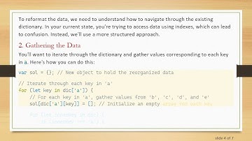 Mastering JavaScript Dictionary Reorganization