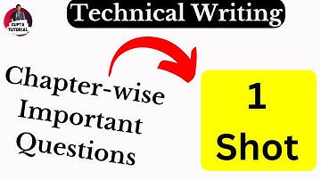 Technical Writing | Chapter-wise important questions | #BScCSIT6thSem #BIT5thSem