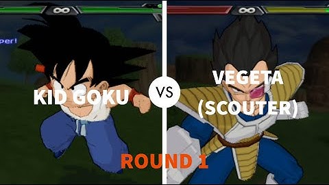 Kid Goku VS Vegeta (Scouter) | Round I | Dragon Ball Z: Budokai Tenkaichi 4 | Very Hard CPU VS CPU