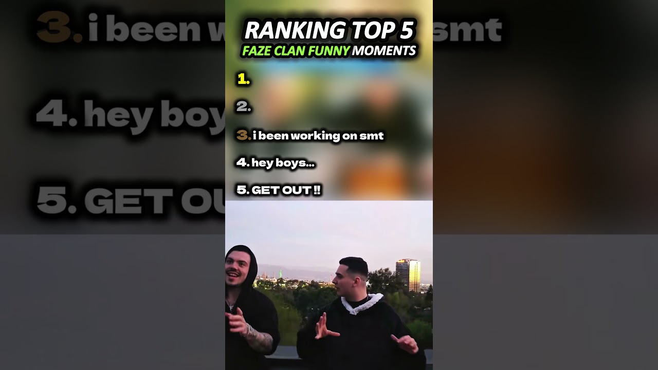Рейтинг самых смешных моментов FaZe Clan!