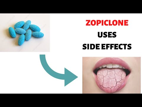 ZOPICLONE (IMOVANE): Review-Uses-Side Effects- Mechanism of Action- Withdrawal- For Insomnia Anxiety