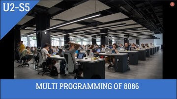 U2 - S5 :: MULTI-PROGRAMMING OF 8086