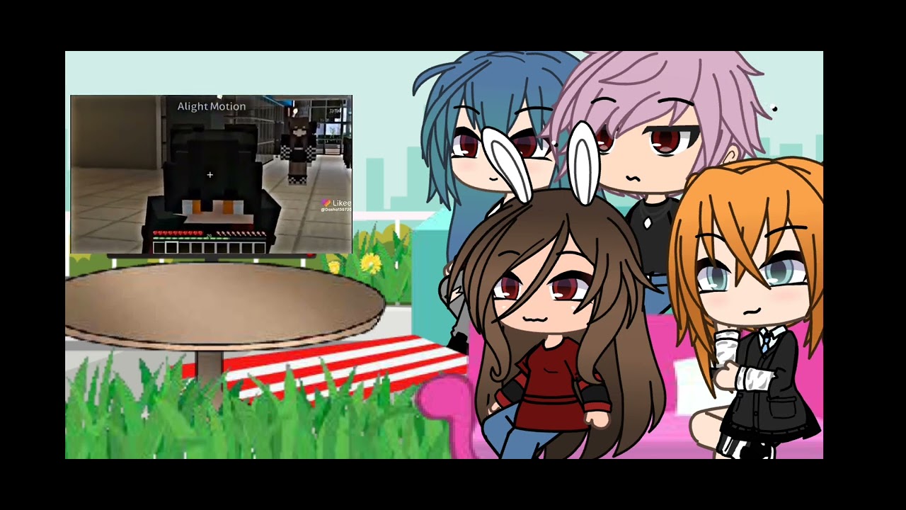 Часть 2. Реакция на Руню, из сериала: Король школы-мой враг#руня #гачалайф